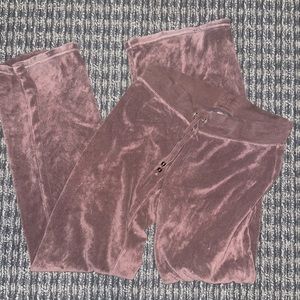Brown Velour Gap Sweats!